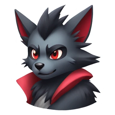 Cool Edgy Zorua-Zoroark-Mightyena sticker