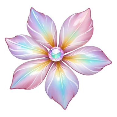 Multicolored divine sparkly marble Sakura shiny ethereal pastel iridescent light pale cute adorable pretty feminine elegant realistic floral exotic Falvie-Fionbri-fursona, full body sticker