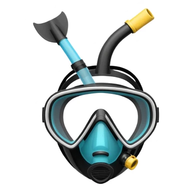Snorkel mask sticker