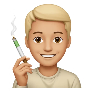 Peux tu me faire un fumeur de joint  sticker