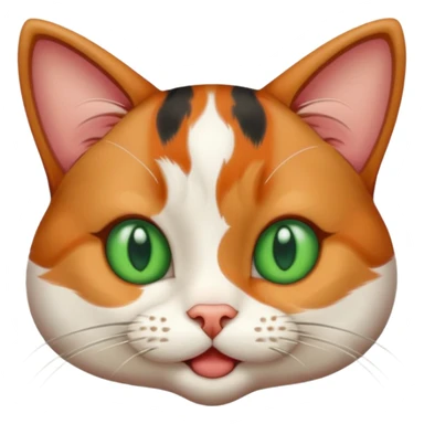 Goofy cat sticker