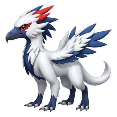 Nargacuga-Absol-Sergal-Silvally-Latios-fusion, full body  sticker