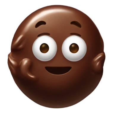 one chocolate bonbon sticker