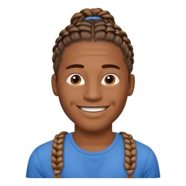braids ios emoji male sticker