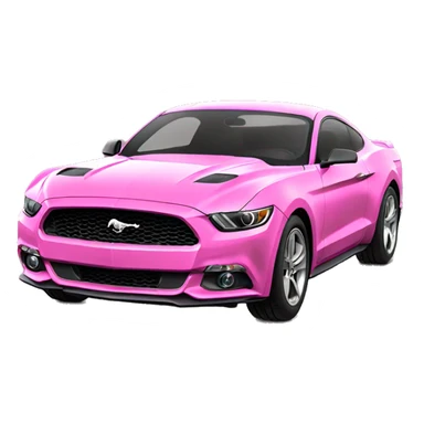 Pink mustang GT sticker