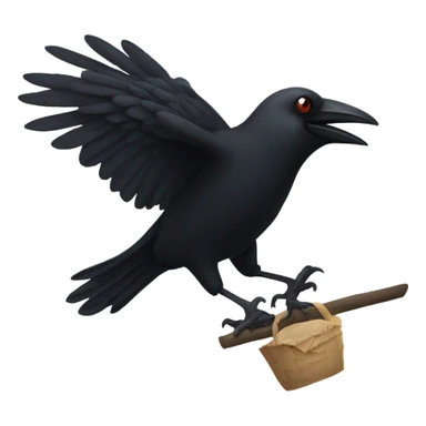 Murder of crows sticker