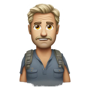 Australian dad but mad sticker