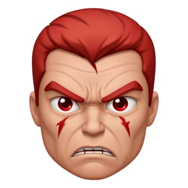 rage and anger sticker
