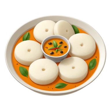2 idli sambar  sticker