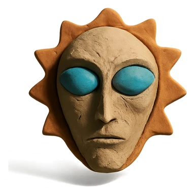 Anunnaki mask sticker