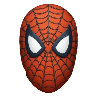 spiderman mask yellow sticker