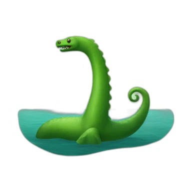 Loch Ness monster sticker