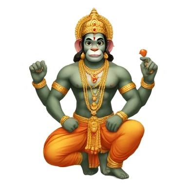 Hanuman gada sticker