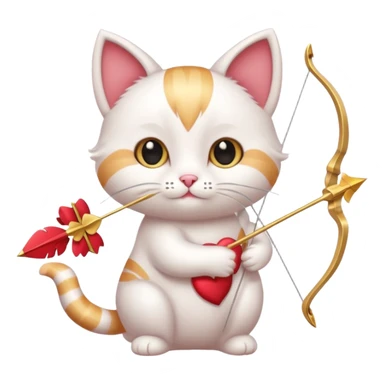 Gato cupido sticker