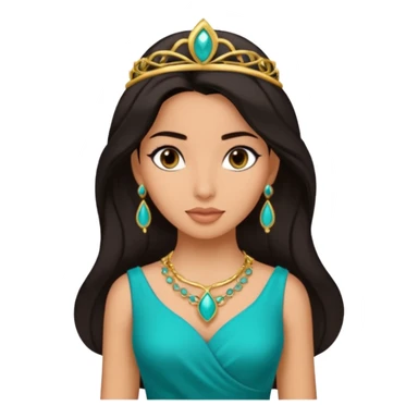 Emoji de la princesa Jasmin  sticker