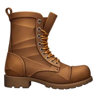 low poly hobo boot sticker