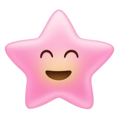 estrela rosa sticker