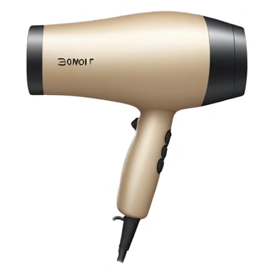 beige blow dryer for hair sticker