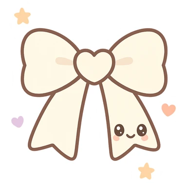 white gothic bow cute gothic bow sticker