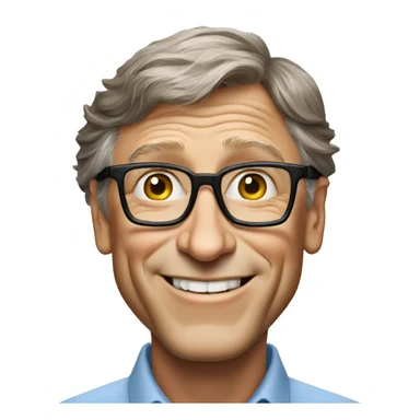 bill gates i sticker