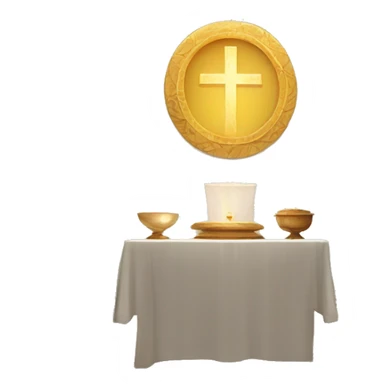 altar eucharist  sticker