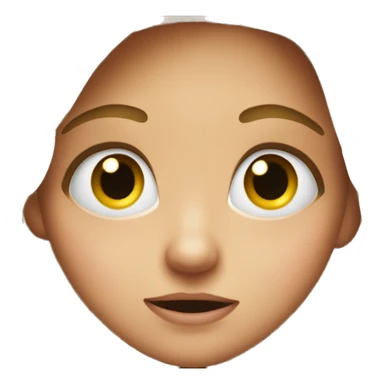 
A surprised girl with starry eyes sticker