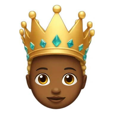 Baby boy king crown  sticker