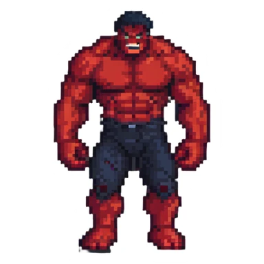 Red Hulk sticker