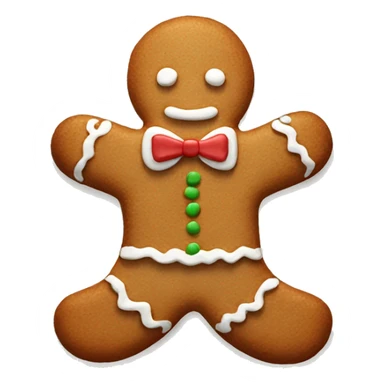 Gingerbread cookie sticker