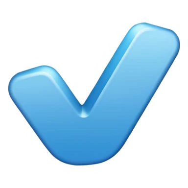 Mavi tık içi beyaz dişi mavi emoji sticker