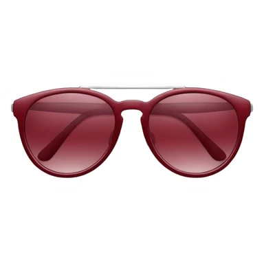 Maroon sunglasses  sticker