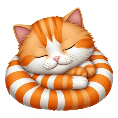 Cat sleeping sticker