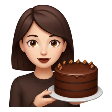 Nicole comiendo caca sticker