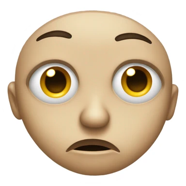 Fake crying emoji  sticker