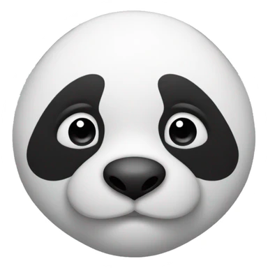 a panda with scaling law sticker
