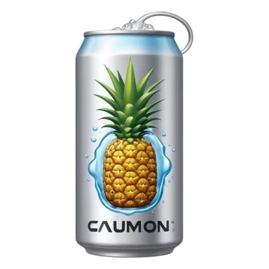 energy drink coconut and pinaple sticker