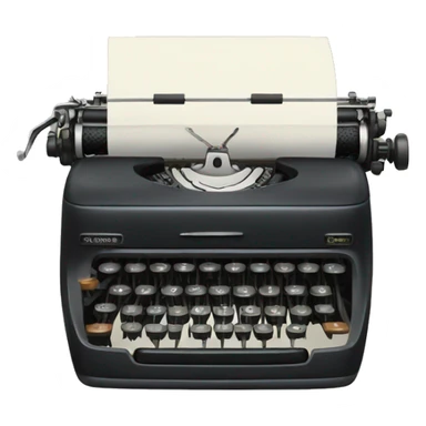 typewriter sticker