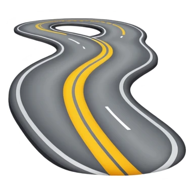 a pristine, modern road with no cracks or potholes sticker