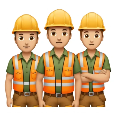Forestry operators greeting sticker