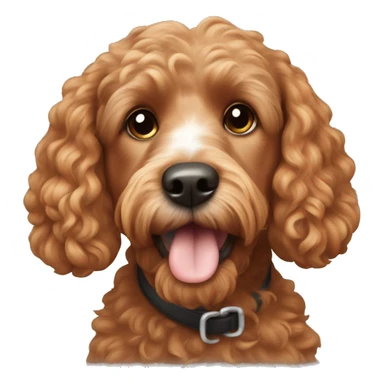 Ginger cockerpoo  sticker