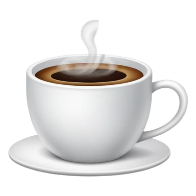 coffee cup with steam sticker