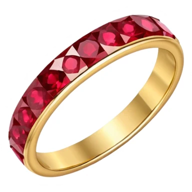 glitter rubi married ring sticker