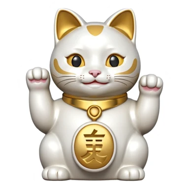 Lucky cat sticker
