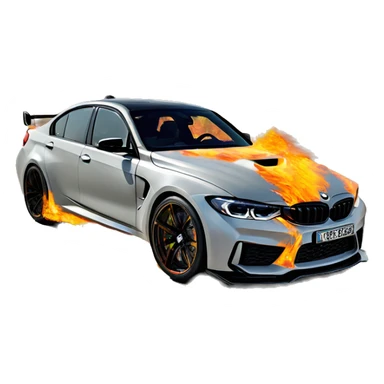 Bmw m3 competition 2022 en fuego sticker