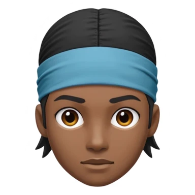 black usalt bolt half body with head band,half body,  sticker