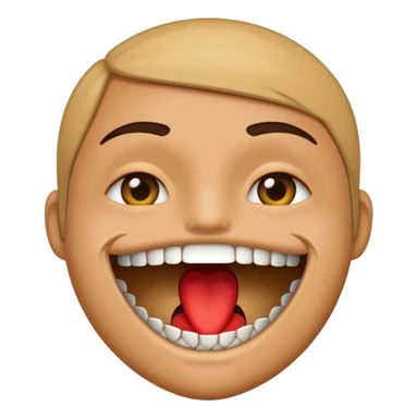 mouth with zipper closing jt sticker