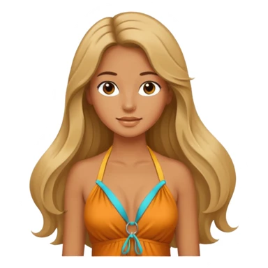 Retro 70s Girl sticker