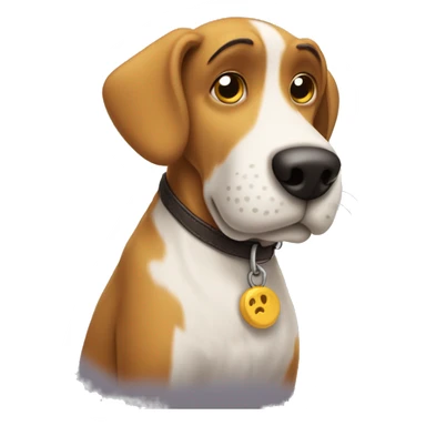 the dog odie from garfield sticker