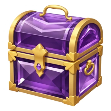 Amethyst chests Gift box sticker