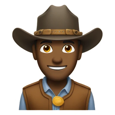 Me in a cowboy hat  sticker